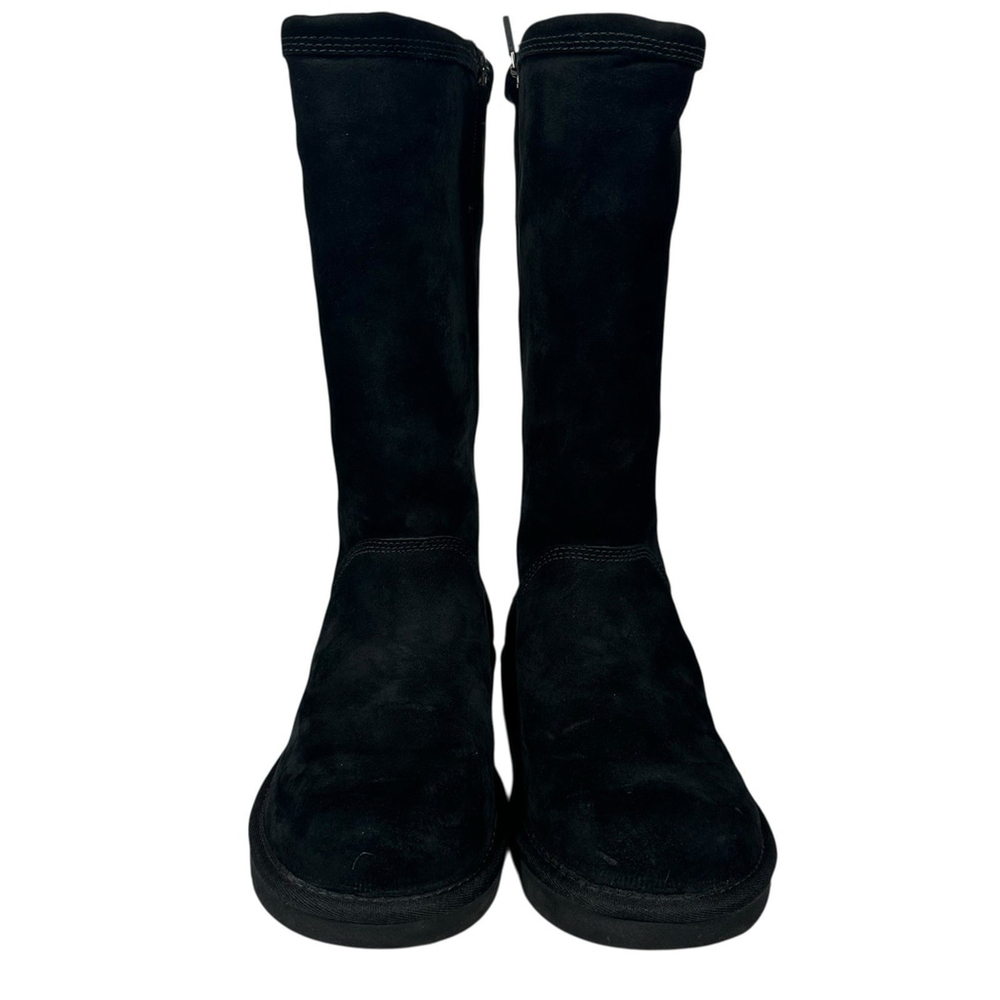 UGG Australia Kenly Tall Black Zip Up Boots Womens Size 6 - Picture 5 of 10